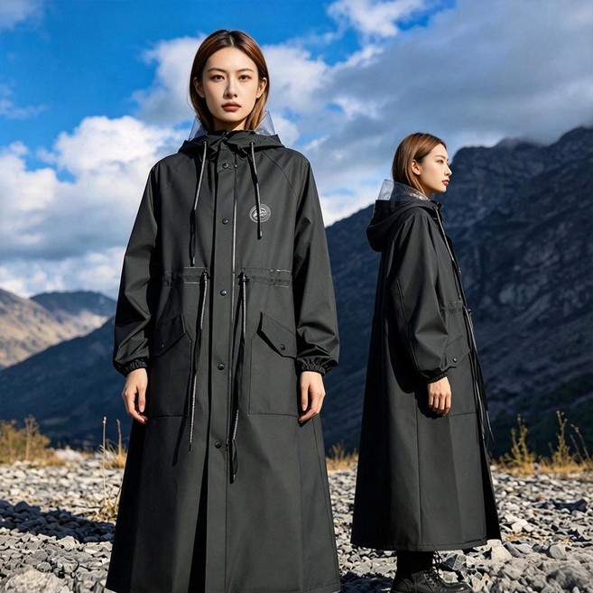 드라이스텝 골프 레인코트 등산용 우비 여성 비옷