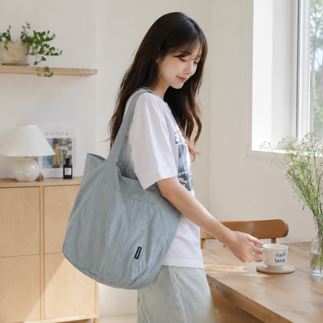 ON US 가벼운 에코백 숄더백 토트백 데일리 보부상 가방