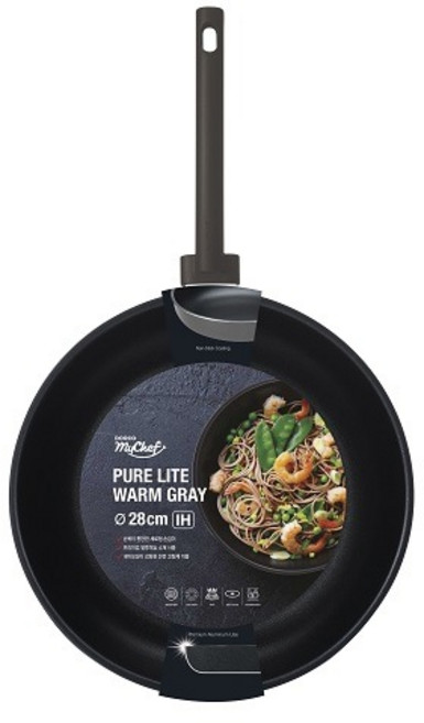 도루코 웜그레이 IH 프라이팬 28cm, 도루코 도루코 마이셰프 퓨어 라이트 웜그레이 IH 프라, 1개