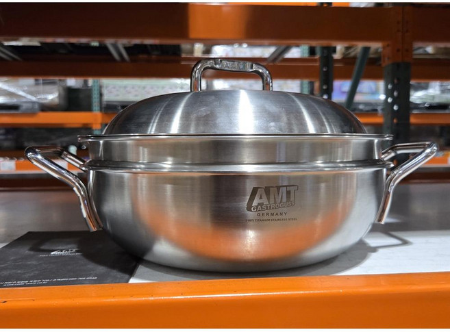 코스트코 AMT 샤프시리즈 파티웍 스티머 28cm, [코스트코]AMT 샤프 시리즈 파티웍 28cm, 1개