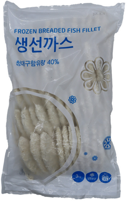 바이오마켓_랜시 생선까스 3kg, 1개, 단품