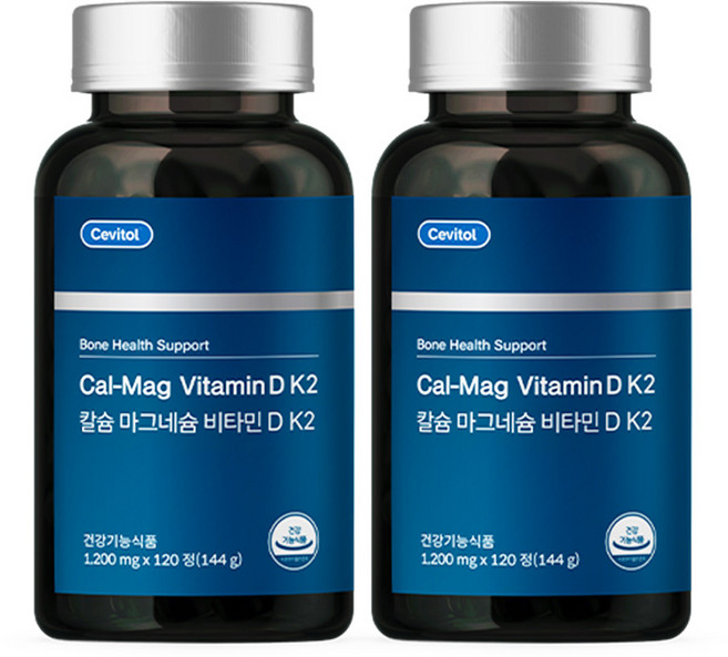 세비톨 칼슘 마그네슘 비타민 D, 120정, 2개