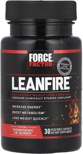 포스팩터 LeanFire 패스트액팅 웨이트로스 포뮬라 베지캡슐 30정, 6개 - 쿠팡