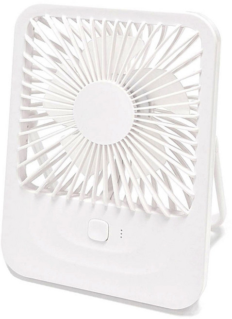 썬더 탁상용 선풍기 충전식 유무선 겸용 BLDC 저소음 스탠드형 미니 선풍기_FINE-FAN2405, 화이트