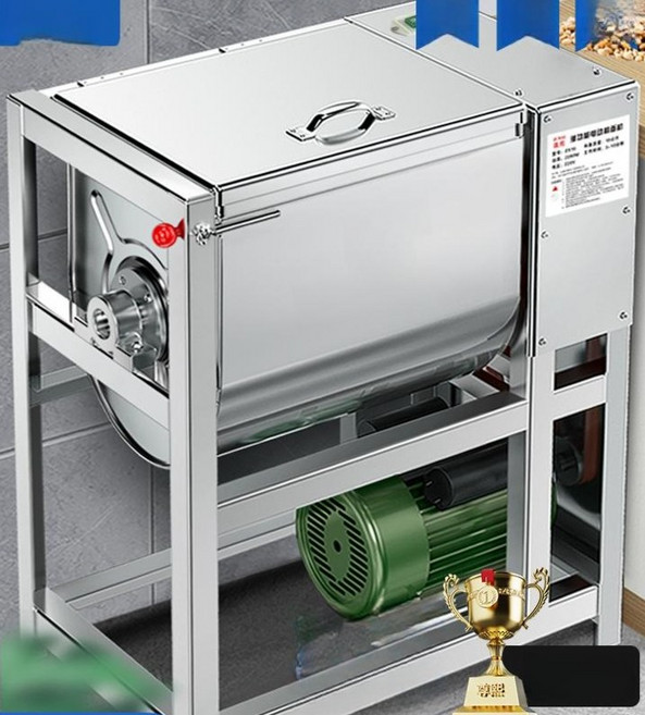 반죽 교반기 5kg 제빵 믹서 칼국수집 반죽기 기휘퍼, 25L, 고급 15kg 2200W 구리선모터, 기본 색상