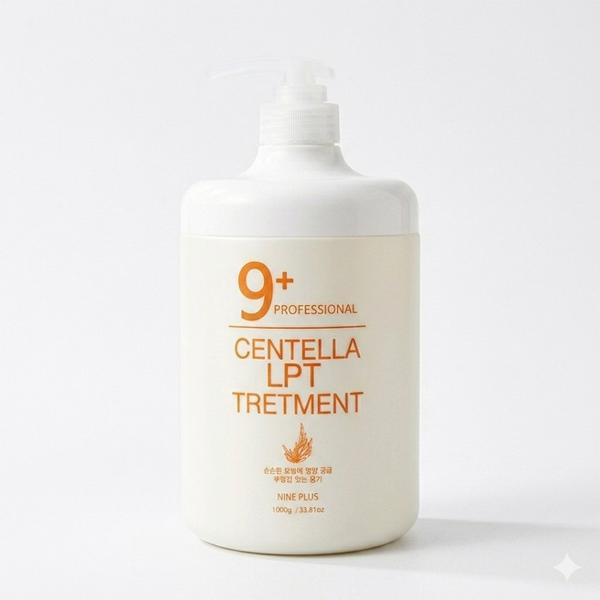나인플러스 LPT 손상 헤어팩 단백질 케라틴 헤어 트리트먼트, 1개, 1L