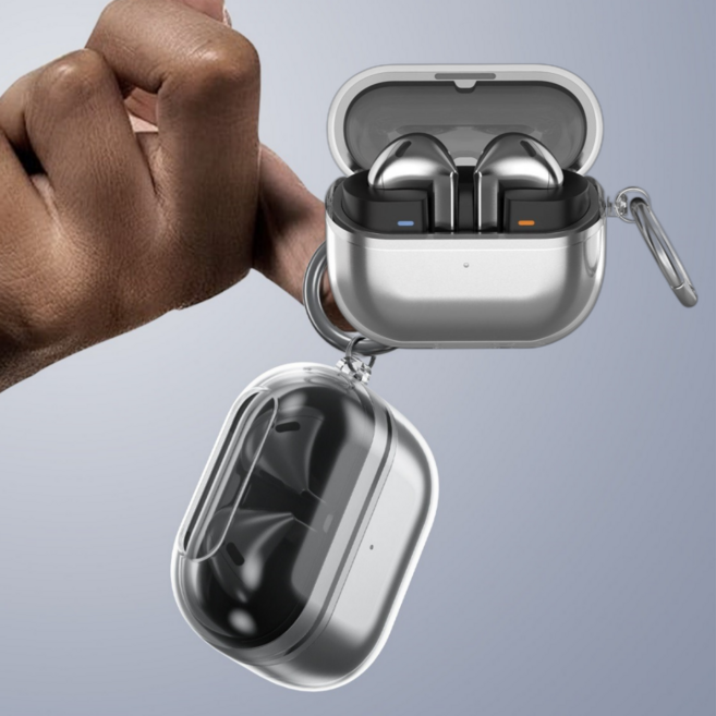 ONT 갤럭시 버즈3/ 버즈3 프로 호환 투명케이스, 투명, 1개