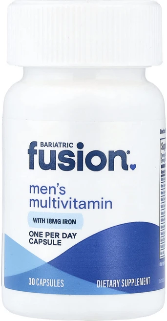건강챙기세요 Bariatric Fusion 남성용 종합비타민 철분 함유 캡슐 30정 백살까지오래오래, BariatricFusion남성용종합비타민철분함유캡슐3, 1개 - 쿠팡