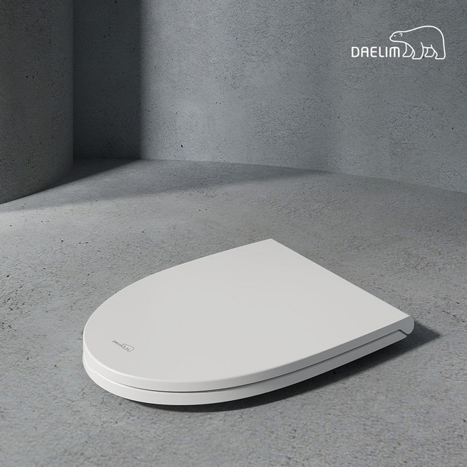 대림바스 슈퍼플랫 슬로우다운 프리미엄 양변기 커버 418DM, 1개, 단품
