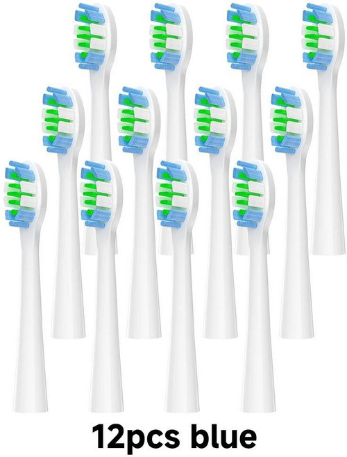 유스마일 칫솔모 스마트 전동 칫솔 교체용, 색상: 2. 12PCS, 1개