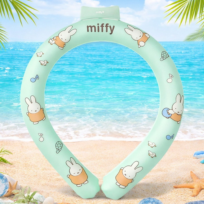 미피 KOREA 정품 유아동 여름 넥쿨러 아이스 쿨링 얼음 스카프, 1개, 파스텔리(민트)