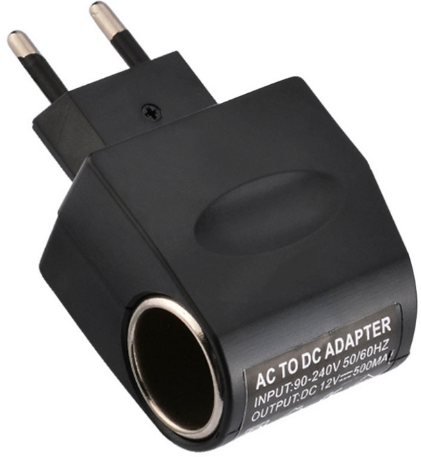 자동 담배 라이터 파워 컨버터 AC 220V에서 DC 12V 어댑터 전원 소켓, 1개