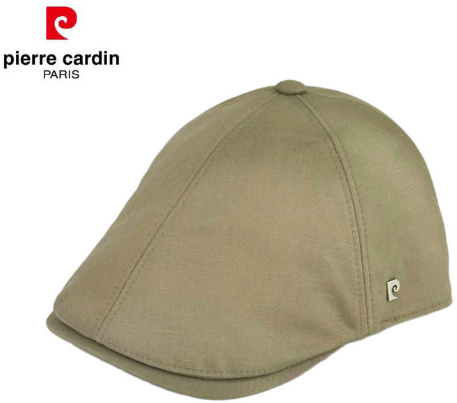 피에르가르뎅 봄 여름 내츄럴 무지 린넨 헌팅캡 HTCS-P2505