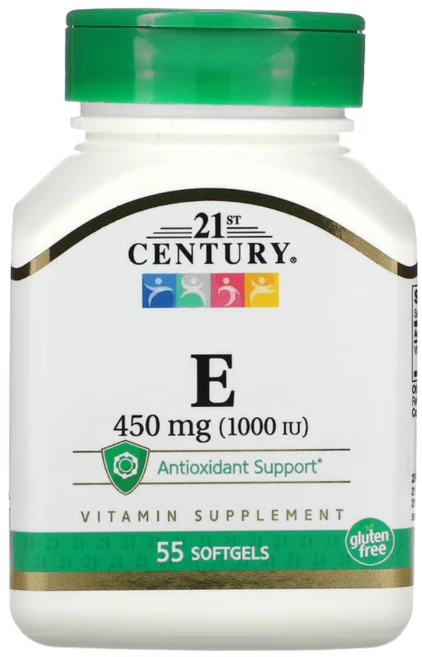 21세기센트리 비타민 E 450mg 1000IU 소프트젤, 1개, 55정 - 쿠팡