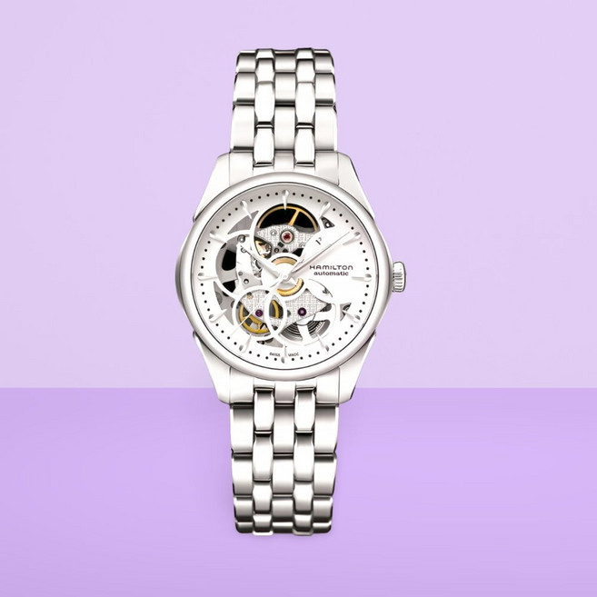 Hamilton 漢米爾頓 爵士大師系列 淑女鏤空自動腕錶 36mm