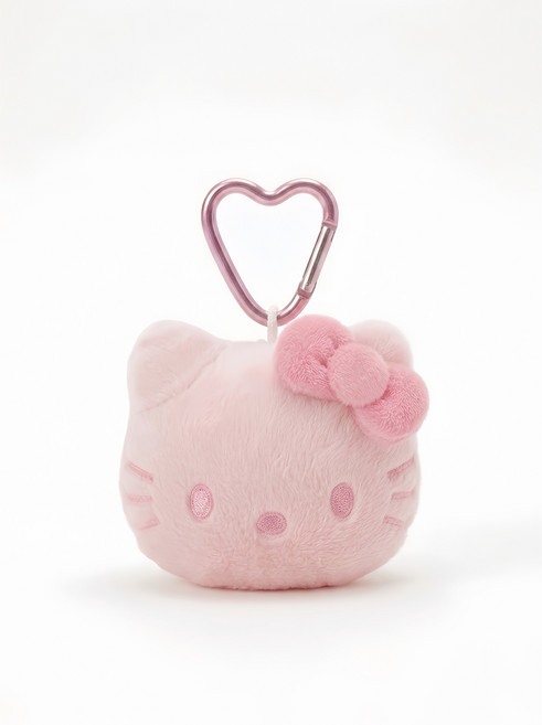 정품 헬로키티 핑크 키링 가방고리 백참, 1개