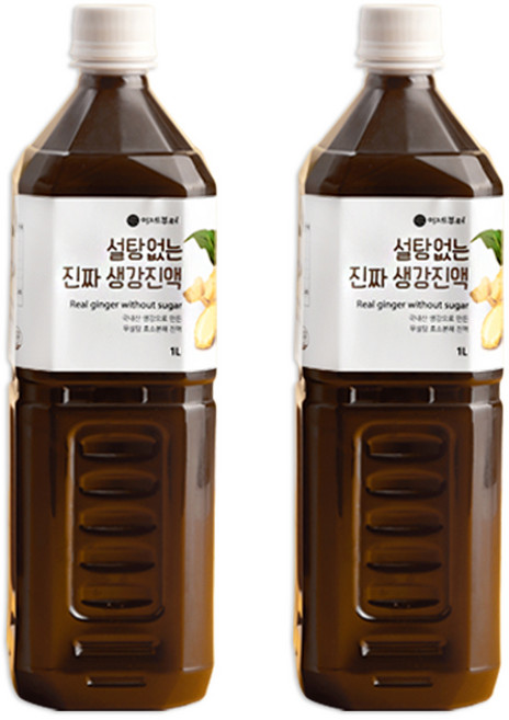 이제부터 설탕없는 진짜 생강진액, 1L, 1개입, 2개