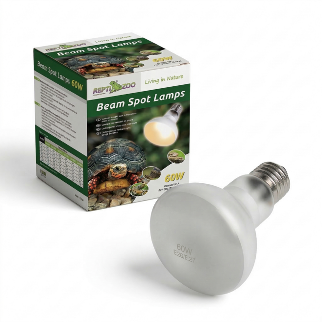 렙티주 파충류 거북이 빔스팟램프, 혼합, 60w, 1개