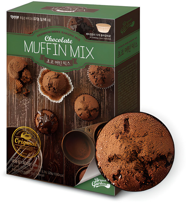 브레드가든 초코 머핀믹스, 380g, 1개