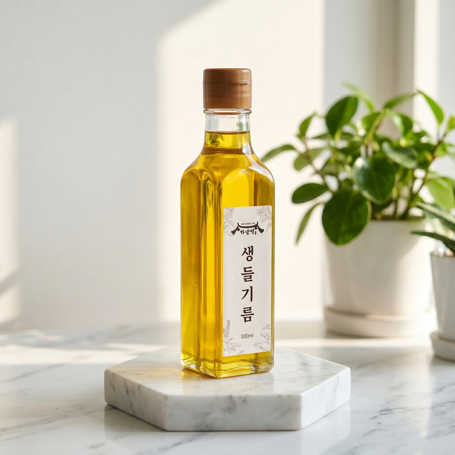 하남댁 건강지키미 저온압착 생들기름 선물세트 300ML 2개
