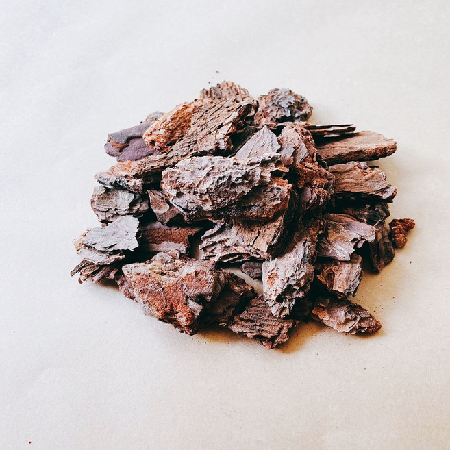盆空間 盆栽木塊樹皮 園藝裝飾資材 保持濕潤 良好透氣 大塊240g, 大木塊240g, 1個