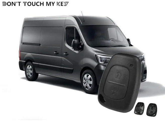 원격 자동차 키 쉘 케이스 캉구 트래픽 마스터 비바로 인터스타 프리마스타에 적합 버튼, 1개, 선택: 기본