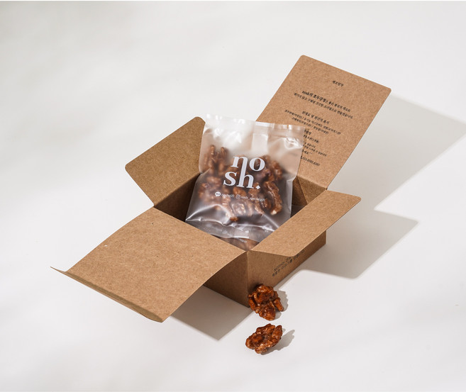 노쉬 머스코바도 호두정과 개별포장, 100개, 80g