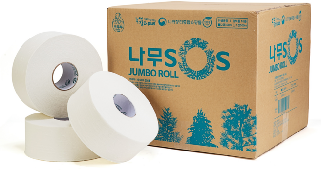 코주부 나무SOS 점보롤2겹 300m 16롤, 1개