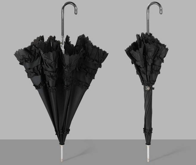 레이스 양산 일본 20대 공주 촬영 우양산 프릴