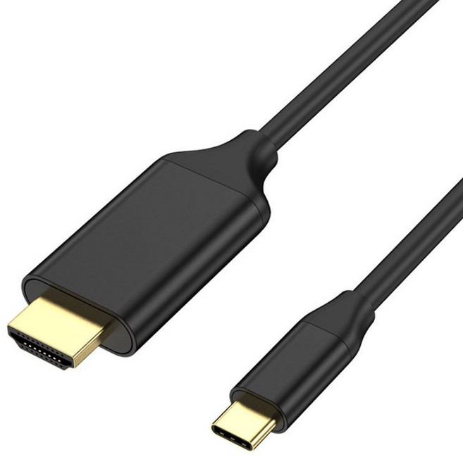 USB-C轉HDMI同屏線 4K高清 即插即用 適用多種Type-C設備, 1個, 1.8m 支持 4K*2K 60Hz, 1.8m 支持 4K*2K 60Hz