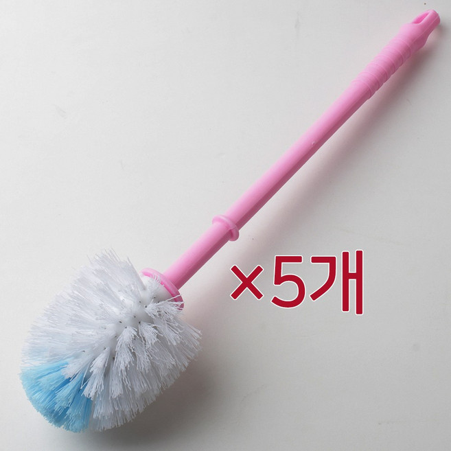 이지크린 원형변기솔 변기청소솔 솔 욕실청소, 5개, 원형 변기솔