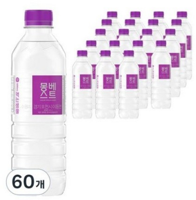 몽베스트 생수, 500ml, 60개
