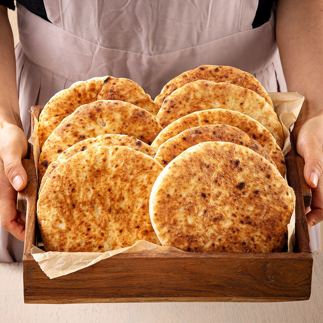 냉동 피타브레드 이스라엘 샌드위치빵 포켓빵 영양 간식 빵, 600g, 1개