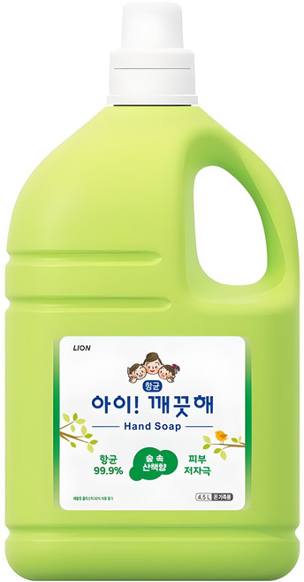 아이깨끗해 핸드워시 숲속산책향 리필, 4.5L, 1개