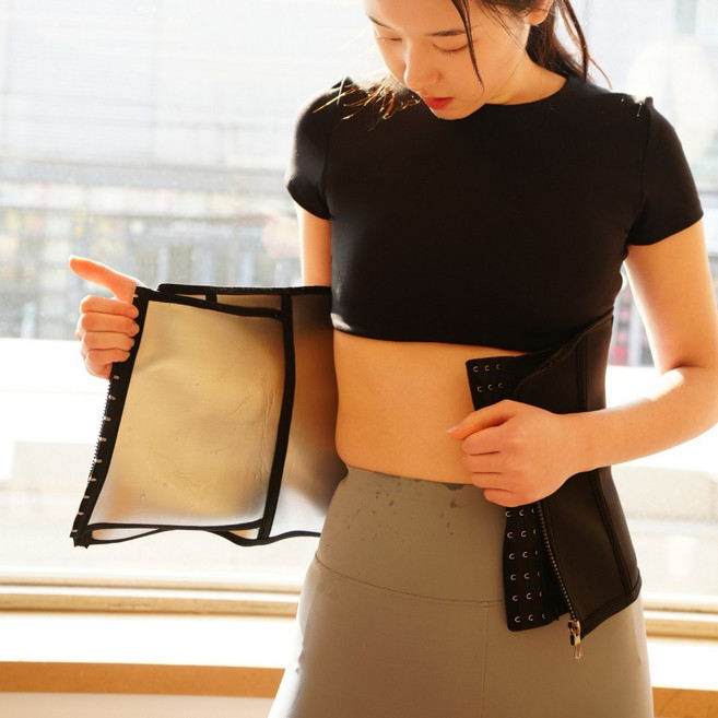 윈어블 여성용 코르셋 땀복 복부집중형 웨이트 헬스 다이어트 허리보정 여성땀복