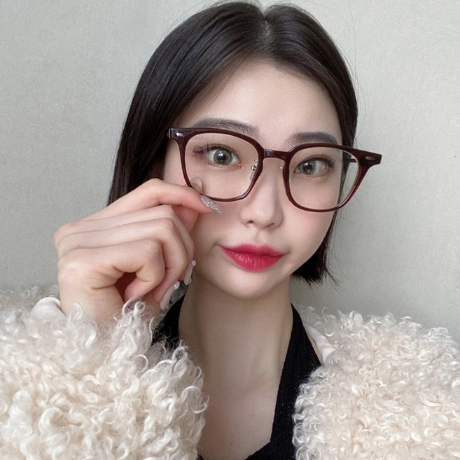 VANANA2 데일리 남녀공용 골드라인 뿔테 안경테 5color