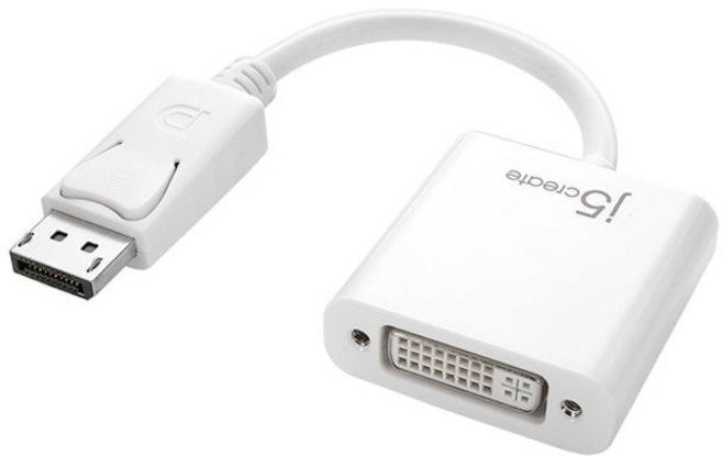 DisplayPor to DVI 컨버터 어댑터 FHD 60HZ 영상전송 1080P DVI 컨버터 젠더 dew+4441zx