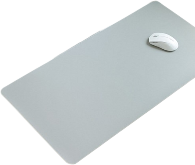데스크매트 책상패드 대형 가죽 깔개 깔판, 그레이
