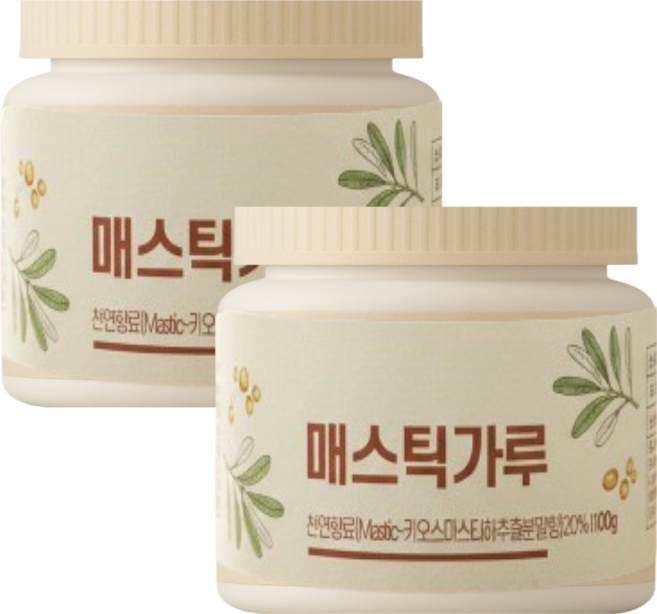 매스틱분말 masticgum 메스틱가루 파우더, 6개, 100g