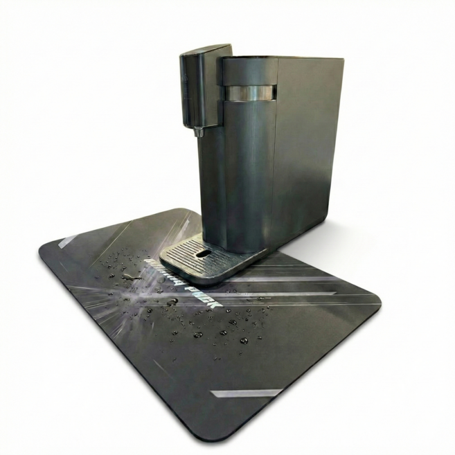 가정용 정수기 매트 커피 메이트 깔판 물흡수, 블랙, 1개