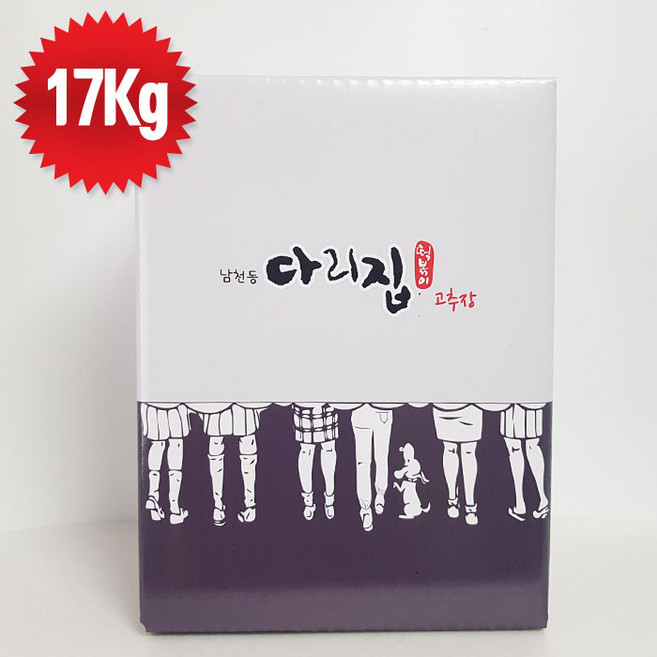 다리집고추장 떡볶이양념소스, 17kg, 1개