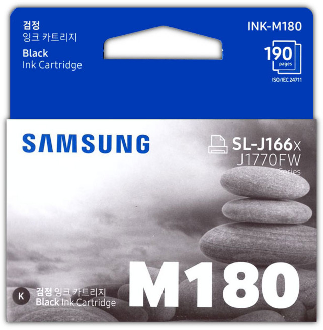 삼성 INK-M180 정품잉크, BLACK, 2개