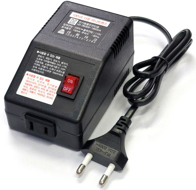 대림테크 100W 가정용 국산 소형변압기 다운/업트랜스 강압/승압기, 1개