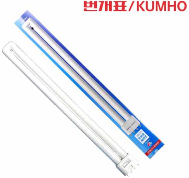 번개표 FPL 형광램프 36w FPL 36EX-D 4p, 4개