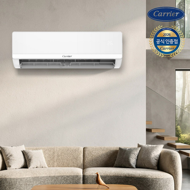 캐리어 벽걸이 냉난방기 38.2m2 12평 인버터 OARP-0121GAWSD 전국기본설치포함, 일반배관형