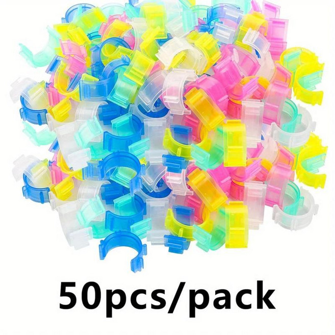 바느질 보빈 클립 홀더 플라스틱 클램프 스레드 잠금 기능이있는 도구 임의의 색상, 1개