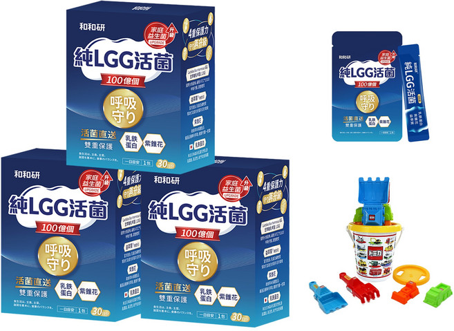 和和研 純LGG活菌, 60g, 3個