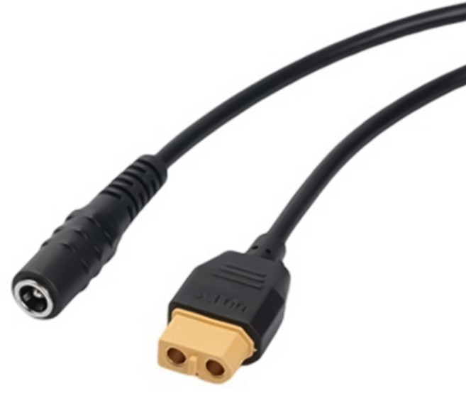 XT60에서 직류 여성 전원 케이블 XT60을 DC5521/DC5525 어댑터 코드로 연결, 5.5x2.1mm interface, 1개