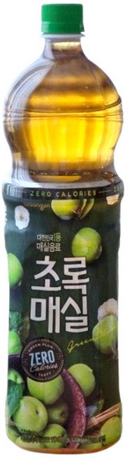 웅진식품 초록매실 제로 매실음료, 1.35L, 2개
