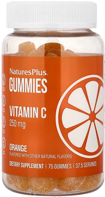 네이쳐스플러스 비타민C 구미젤리 오렌지 맛 125mg 75개, 75정 1개, 1개 - 쿠팡